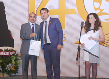 Media representatives receive awards in accordance with Azerbaijani president’s order. Baku, Azerbaijan, Jule 22, 2015